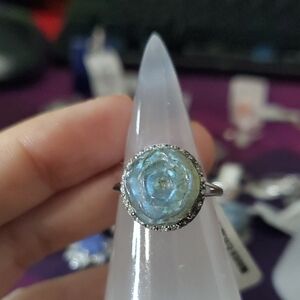 Labradorite Statement Ring S295 Adjustable